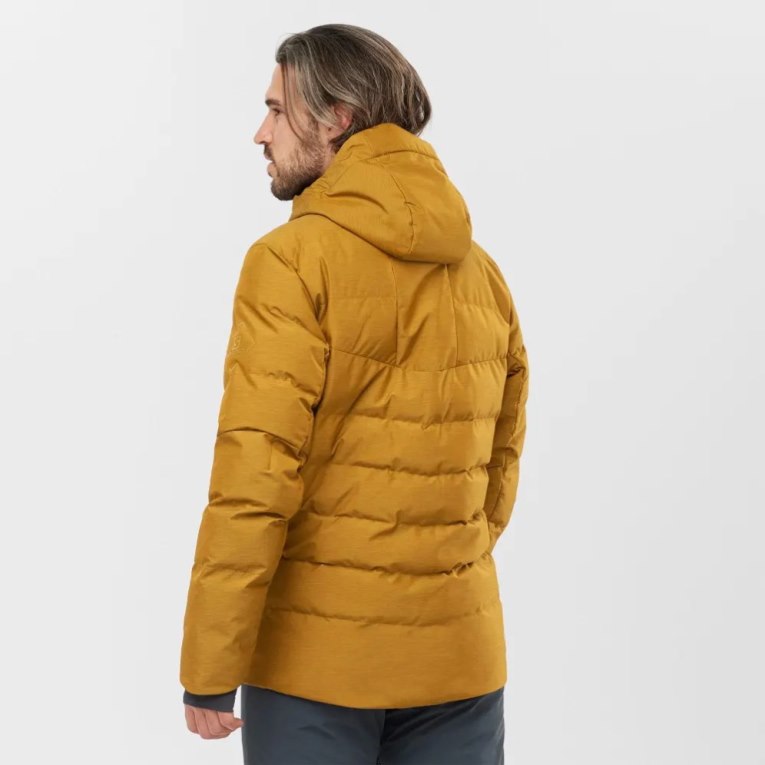 Salomon Snowshelter Insulated Men's Ski Jackets Brown | CA 39W67